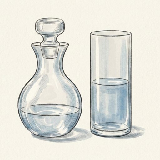 Glass vase